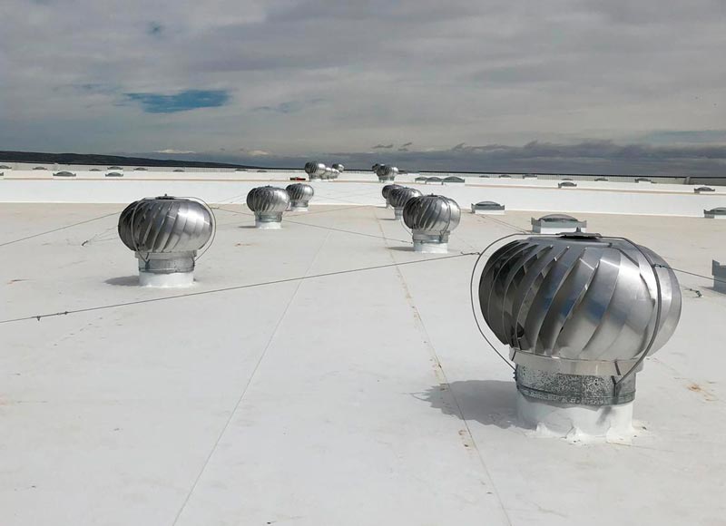 Tas Ventilación Aireadores Eólicos Proyecto Bodegas Vinartis